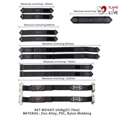 Фіксатори рук та ніг для ліжка LOCKINK BDSM Adjustable Bed Restraint Kit