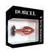 Металева анальна пробка із прикрасою у вигляді кристалу Dorcel - Diamond Plug Rose Gold S - 6