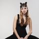 Маска кішечки Bijoux Indiscrets MAZE - Cat Ears Headpiece Black, екошкіра - 7