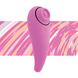 Пульсатор для клітора плюс вібратор FeelzToys - FemmeGasm Tapping & Tickling Vibrator Pink - 1