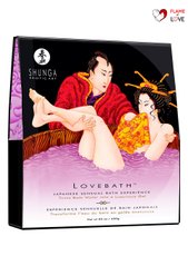 Гель для ванни Shunga LOVEBATH – Sensual Lotus 650 г, робить воду ароматним желе зі SPA-ефектом