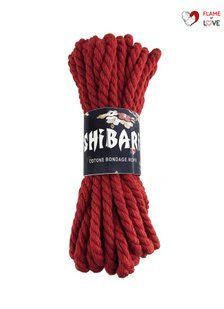 Бавовняна мотузка для шібарі Feral Feelings Shibari Rope, 8 м червона
