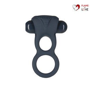 Подвійне ерекційне кільце з вібрацією Lux Active-Triad - Vibrating Dual Cock Ring, пульт ДК