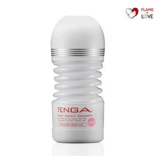 Мастурбатор Tenga Rolling Head Cup Gentle з інтенсивною стимуляцією головки