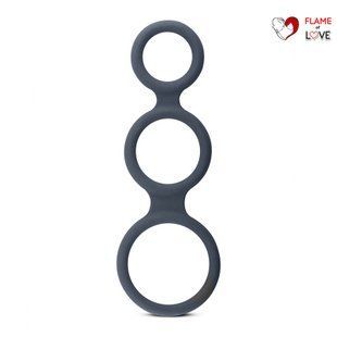 Потрійне ерекційне кільце Boners Triple Ring, діаметр 2,6; 3,3 та 3,8 см