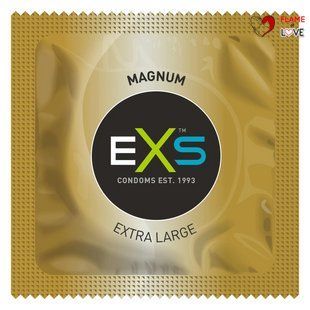Презервативи великого розміру EXS Magnum LARGE веганські (ціна за 5 шт.)