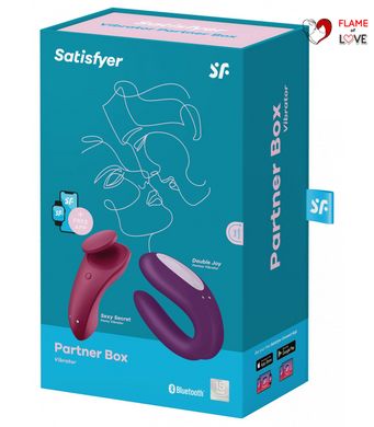 Набір Satisfyer Partner Box 1 (вібратор для пар Double Joy + вібратор у трусики Sexy Secret)