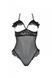 Еротичне боді Passion DOLLY BODY, XXL/XXXL, black, з відкритими чашками - 3