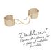Наручники Bijoux Indiscrets Desir Metallique Handcuffs - Gold, металеві, стильні браслети - 5