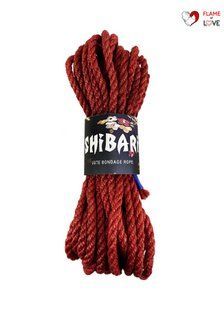 Джутова мотузка для шібарі Feral Feelings Shibari Rope, 8 м червона