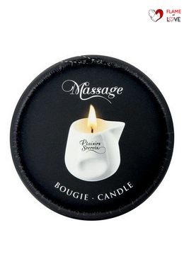 Масажна свічка Plaisirs Secrets Bubble Gum (80 мл) подарункова упаковка, керамічний посуд