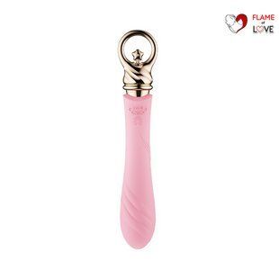 Вібратор для точки G із підігрівом Zalo Sweet Magic - Courage Fairy Pink