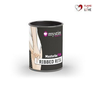 Мастурбатор-яйце Mystim MasturbaTIN Ribbed Rita