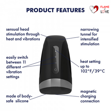 Мастурбатор Men Heat VibrationSatisfyer (Німеччина)