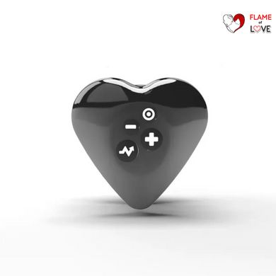 Вібратор для клітора з електростимуляцією Mystim Heart's Desire Black Edition