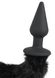 Анальна пробка із гнучким хвостом Bad Kitty чорна, 3.5 х 73 см - 11