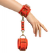 Преміум наручники LOVECRAFT червоні, натуральна шкіра, в подарунковій упаковці - 3