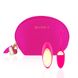 Віброяйце Rianne S: Pulsy Playball Deep Pink з вібрувальним пультом ДК, косметичка-чехол, 10 режимів - 1
