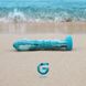 Скляний дилдо Gildo Ocean Wave, з силіконовою основою - 7