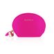 Віброяйце Rianne S: Pulsy Playball Deep Pink з вібрувальним пультом ДК, косметичка-чехол, 10 режимів - 3