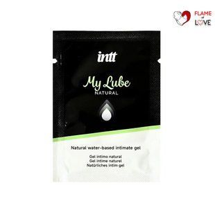 Пробник лубриканта на водній основі Intt My Lube Natural, 2 мл