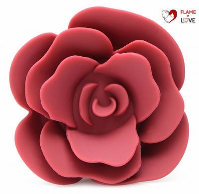 Анальна пробка силікон троянда Master Series Booty Bloom Silicone Anal Plug With