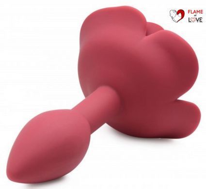 Анальна пробка силікон троянда Master Series Booty Bloom Silicone Anal Plug With