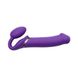 Безремінний страпон з вібрацією Strap-On-Me Vibrating Violet XL, діам. 4,5 см, пульт ДК, регульовани - 5