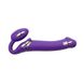 Безремінний страпон з вібрацією Strap-On-Me Vibrating Violet XL, діам. 4,5 см, пульт ДК, регульовани - 3