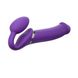 Безремінний страпон з вібрацією Strap-On-Me Vibrating Violet XL, діам. 4,5 см, пульт ДК, регульовани - 1