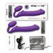 Безремінний страпон з вібрацією Strap-On-Me Vibrating Violet XL, діам. 4,7см, пульт ДК, регульований - 6
