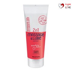 Масажний гель і лубрикант HOT Massage-