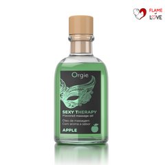 Набір: масажна олія + перо смак: яблуко ORGIE (Бразилія-Португалія)