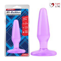 Анальна пробка Hi-Rubber Purple Chisa