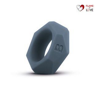 Ерекційне кільце Boners Diamond Cock Ring &ndash; Grey, внутрішній діаметр 3,2 см