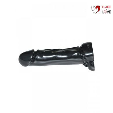 Фалоімітатор чорний Doc Johnson Jumbo Jack Man O war, 21х5 см