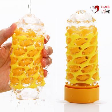 Мастурбатор Tenga ARTE WEAVE, зі щільними вставками для стимуляції, плетена текстура