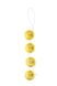 Вагінальні кульки 4 GOLD VIBRO BALLS, Золотистый - 1