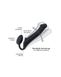 Безремінний страпон Strap-On-Me Black XL, повністю регульований, діаметр 4,5 см - 4