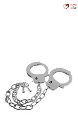 Металеві наручники GP METAL HANDCUFFS LONG CHAIN, One Size