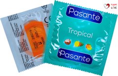 Презервативи зі смаком манго, 53мм, Рasante Tropical condoms
