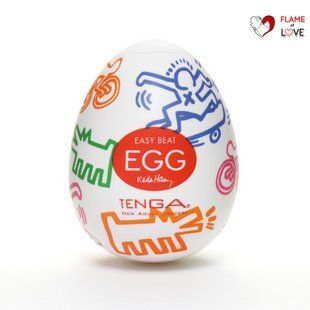 Яйце-мастурбатор Keith Haring EGG Street Tenga (Японія), One Size