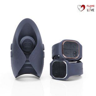 Іграшка для пар Hot Octopuss PULSE DUO LUX, пульсація+вібрація, використання без рук, 2 пульти