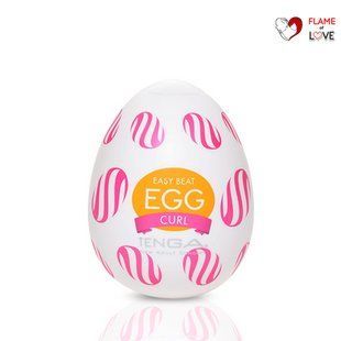 Мастурбатор-яйце Tenga Egg Curl з рельєфом із шишечок
