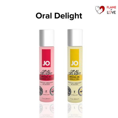 Гель для оральних пестощів System JO Oral Delight Vanilla Thrill (30 мл), ефект холод-тепло