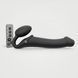 Безремінний страпон з вібрацією Strap-On-Me Vibrating Black L, діаметр 3,7см, пульт ДК, регульований - 1