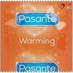 Презервативи Pasante Warming condoms, що зігрівають ,52 мм