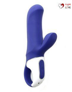 Потужний вібратор-кролик Satisfyer Vibes Magic Bunny, два мотори, литий силікон, 12 режимів роботи