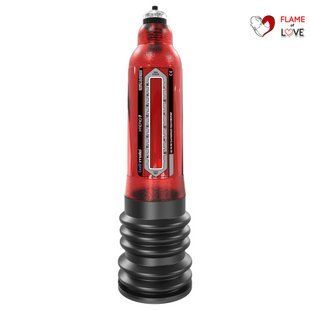 Гідропомпа Bathmate Hydro 7 Red, для члена довжиною від 12,5 до 18 см, діаметр до 5 см