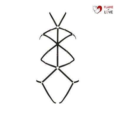 Жіноче боді-портупея Passion Exclusive Ivena XXL/XXXL, black